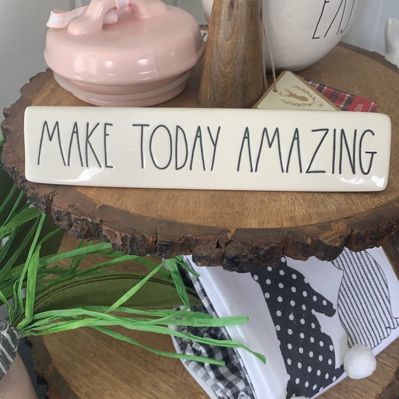 Rae Dunn Make Today Amazing Desk Plaque